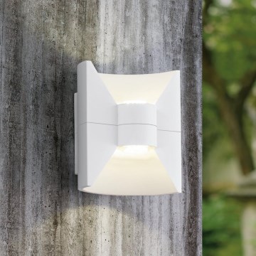 Eglo 93367 - LED-seinävalaisin REDONDO valkoinen 2xLED-SMD / 2,5W / 230V