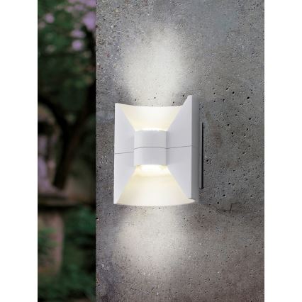 Eglo 93367 - LED-seinävalaisin REDONDO valkoinen 2xLED-SMD / 2,5W / 230V