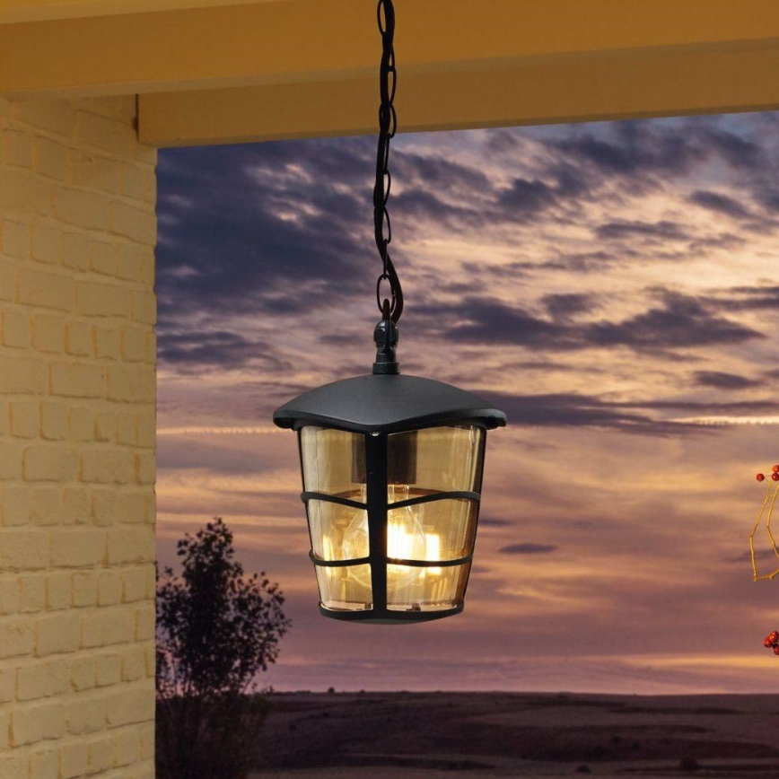 Eglo 93406 - LED-ulkokattokruunu ALORIA 1xE27/8,5W/230V IP44
