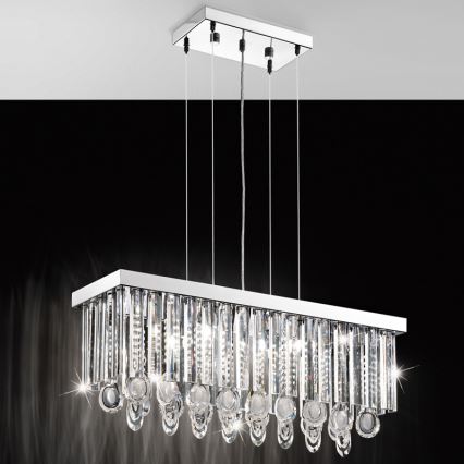 Eglo 93422 - Kattokruunu narulla CALAONDA 7xG9/33W/230V