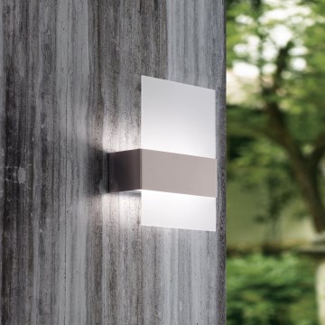 Eglo 93438 - LED-ulkovalaistus NADELA 2xLED/2,5W/230V IP44
