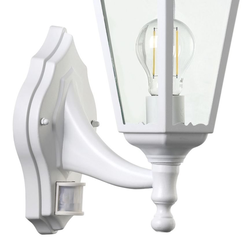 Eglo 93447 - Ulkoseinävalaisin anturilla NAVEDO 1xE27/60W/230V IP44