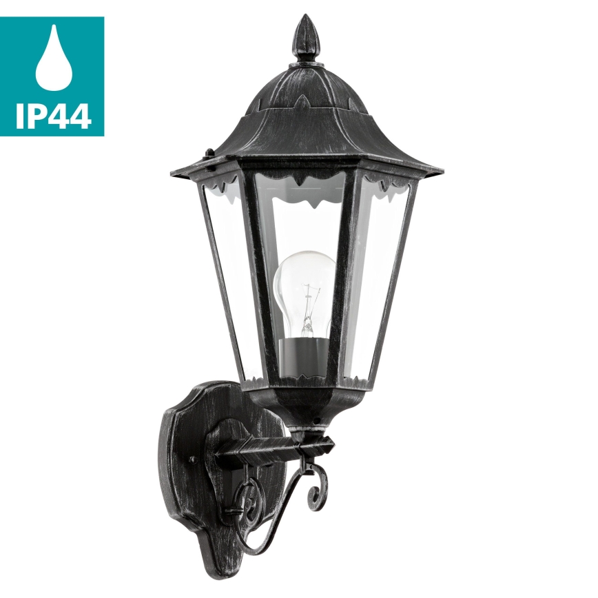 Eglo 93457 - Ulkoseinävalaisin NAVEDO 1xE27/60W/230V IP44
