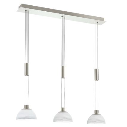 Eglo 93468 - LED-riippuvalaisin MONTEFIO 3xLED/6W/230V