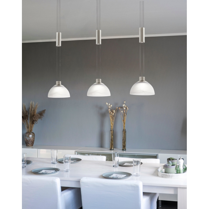 Eglo 93468 - LED-riippuvalaisin MONTEFIO 3xLED/6W/230V