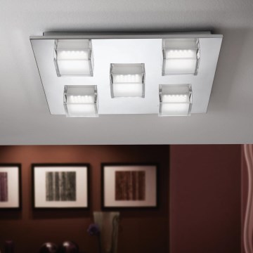 EGLO 93509 - LED-kattovalaisin MASIOLA 5xLED/2,5W/230V