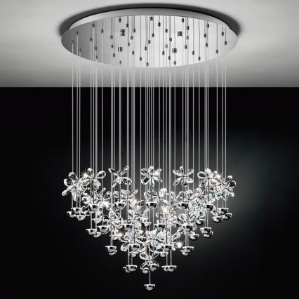 Eglo 93661 - LED-kattokruunu johdossa PIANOPOLI 43xLED/2,5W/230V