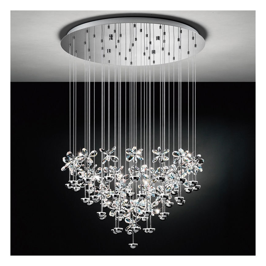 Eglo 93661 - LED-kattokruunu johdossa PIANOPOLI 43xLED/2,5W/230V