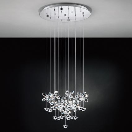 Eglo 93662 - LED-kattokruunu johdossa PIANOPOLI 15xLED/2,5W/230V