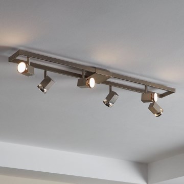 Eglo 93679 - LED-kohdevalaisin ZERACO 6xGU10/5W/230V