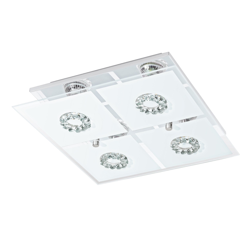 Eglo 93783 - LED-kattovalaisin RONCATO 4xGU10/3W/230V