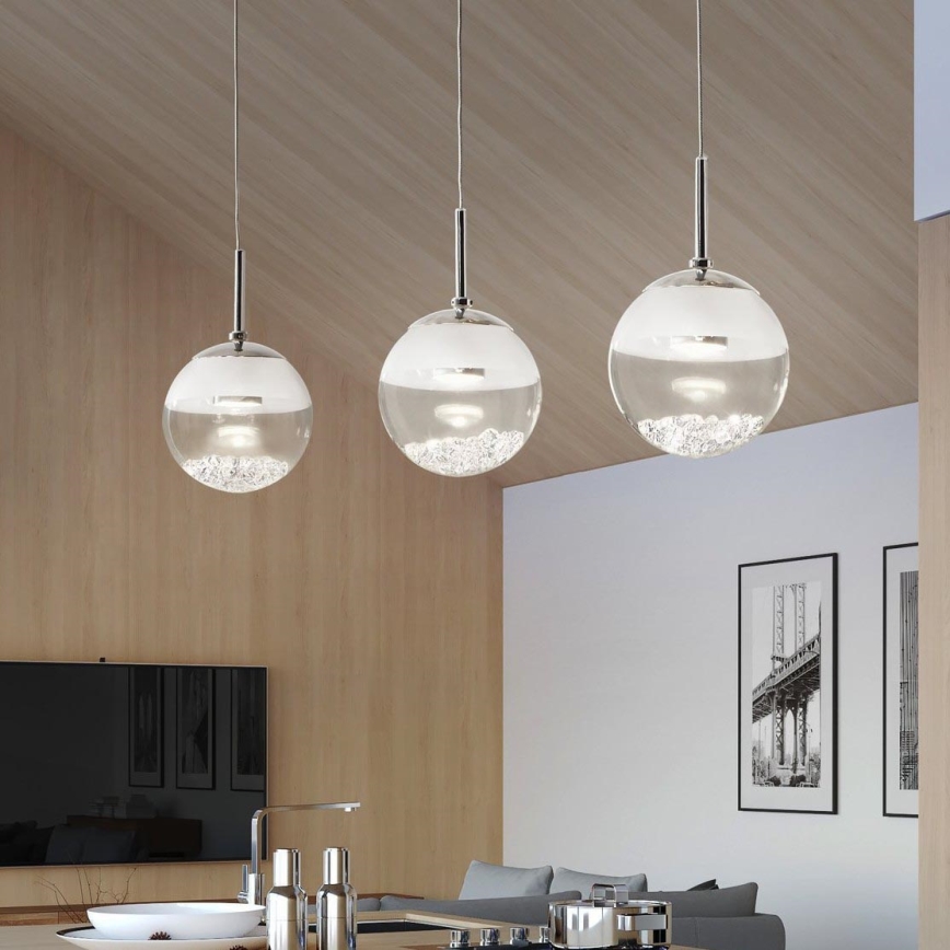Eglo 93784 - LED-riippuvalaisin MONTEFIO 1 3xLED/5W/230V