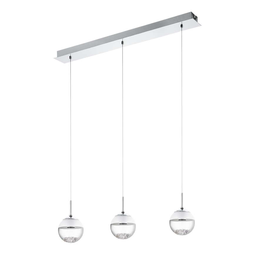Eglo 93784 - LED-riippuvalaisin MONTEFIO 1 3xLED/5W/230V