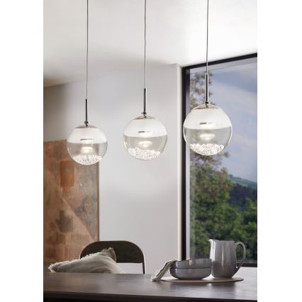 Eglo 93784 - LED-riippuvalaisin MONTEFIO 1 3xLED/5W/230V