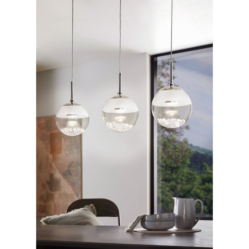 Eglo 93784 - LED-riippuvalaisin MONTEFIO 1 3xLED/5W/230V