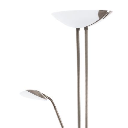 Eglo - Himmennettävä LED-lattiavalaisin LED/20W + LED/2,5W