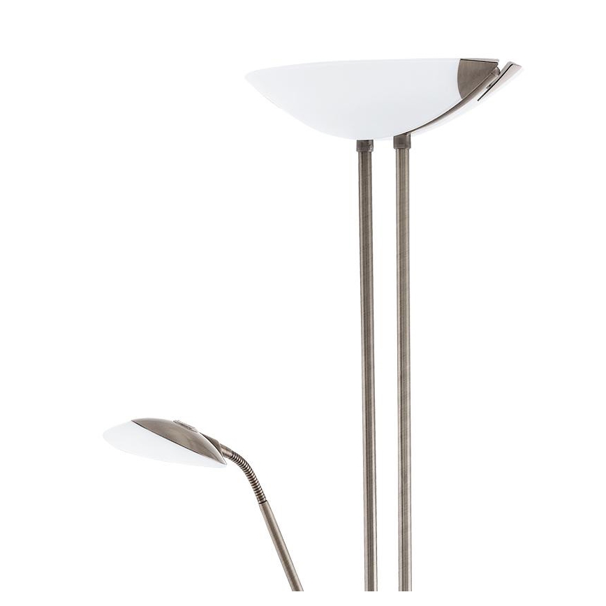 Eglo - Himmennettävä LED-lattiavalaisin LED/20W + LED/2,5W