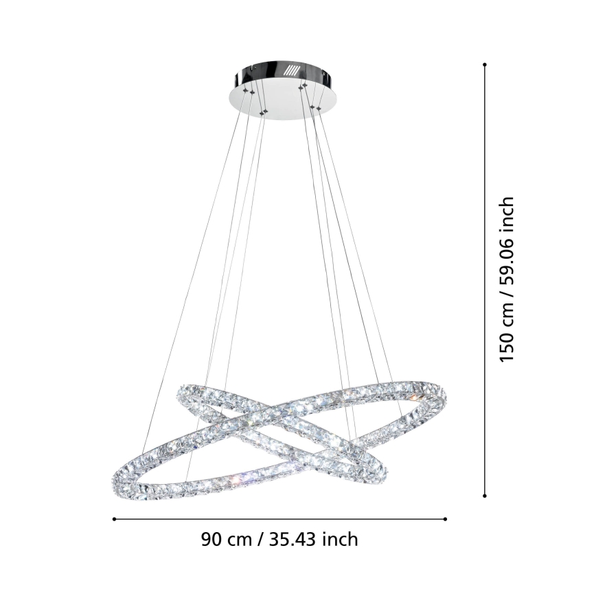 Eglo - LED-kattokruunu johdossa LED/56,1W/230V