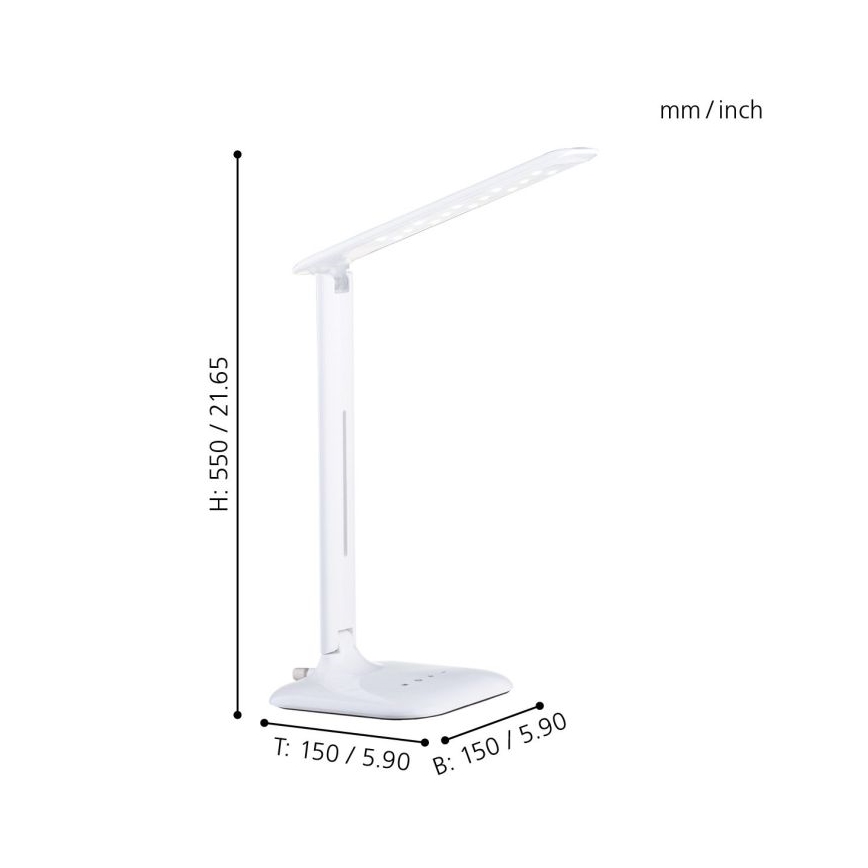 Eglo 93965 -  Pöytävalaisin CAUPO LED/2.9W/230V