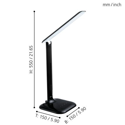 Eglo 93966 -  Pöytävalaisin CAUPO LED/2.9W/230V