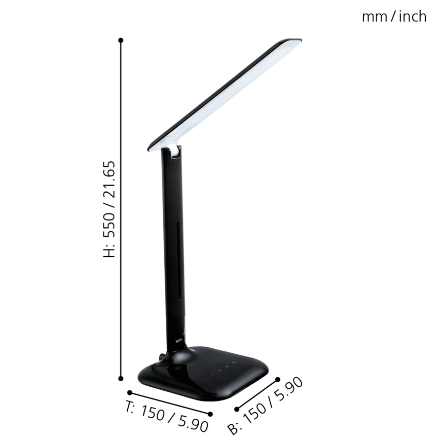 Eglo 93966 -  Pöytävalaisin CAUPO LED/2.9W/230V