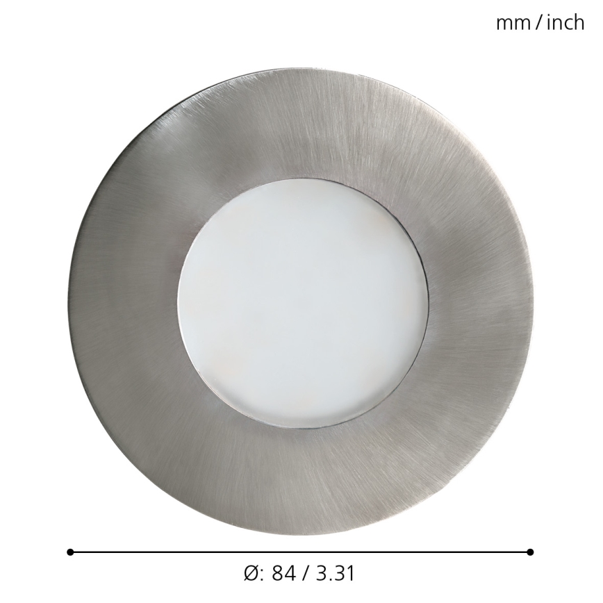 Eglo 94092 - LED-kattovalaisin kylpyhuoneeseen MARGO 1xGU10/5W/230V IP65