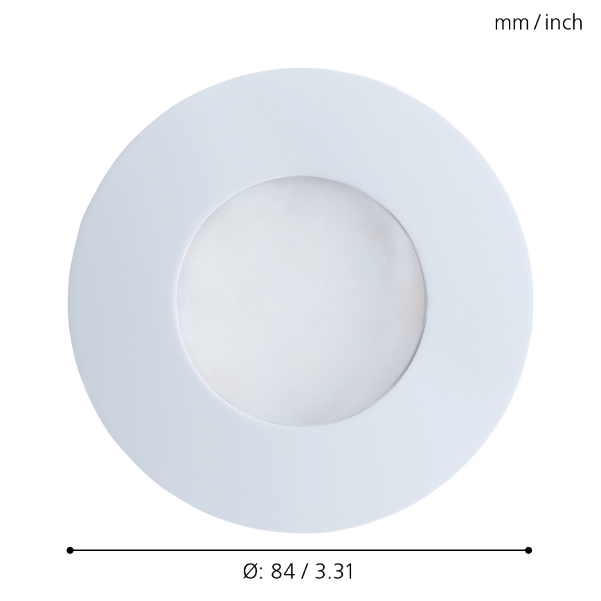 Eglo 94093 - LED riippuva kylpyhuoneen kattovalaisin MARGO 1xGU10/5W/230V IP65
