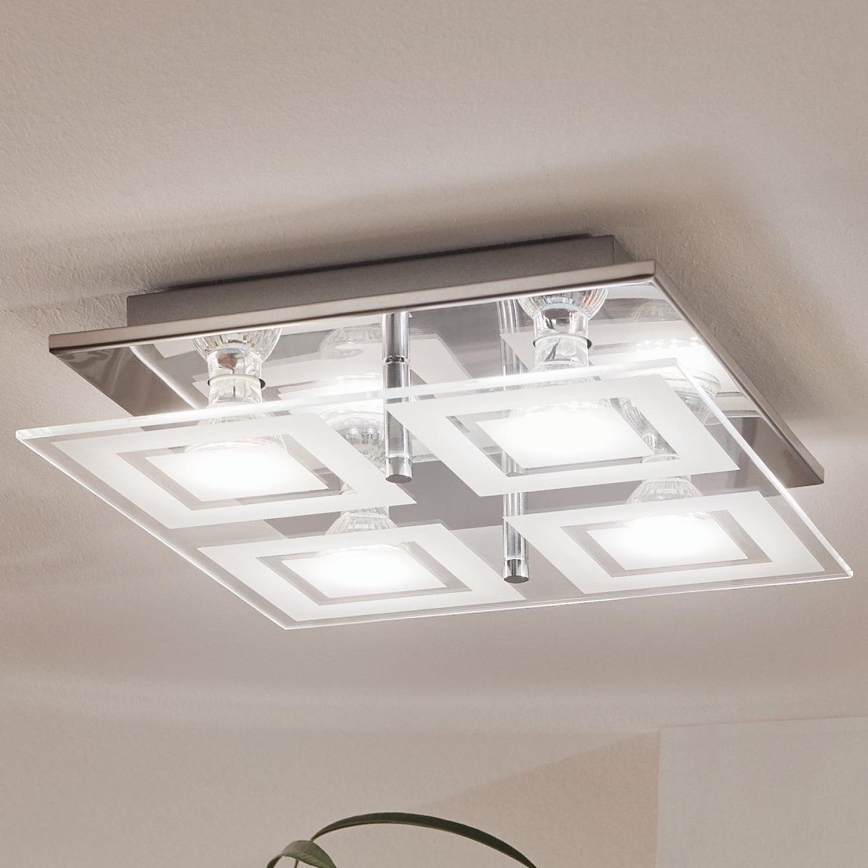 Eglo 94226 - LED-kattovalaisin ALMANA 4xGU10-LED/3W/230V