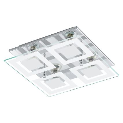Eglo 94226 - LED-kattovalaisin ALMANA 4xGU10-LED/3W/230V