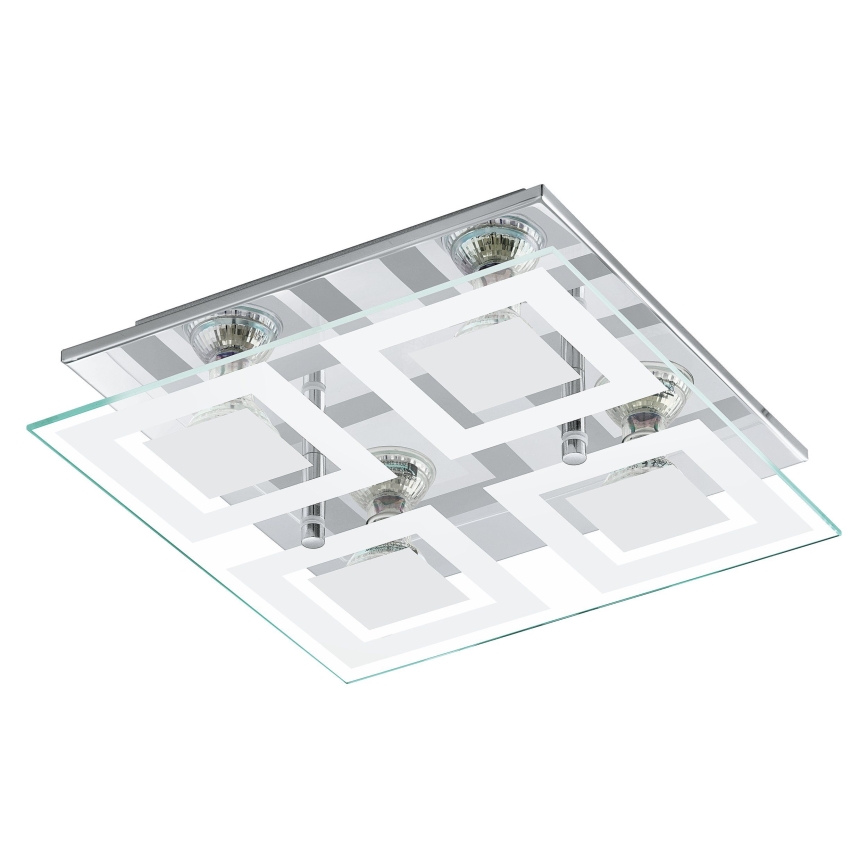 Eglo 94226 - LED-kattovalaisin ALMANA 4xGU10-LED/3W/230V