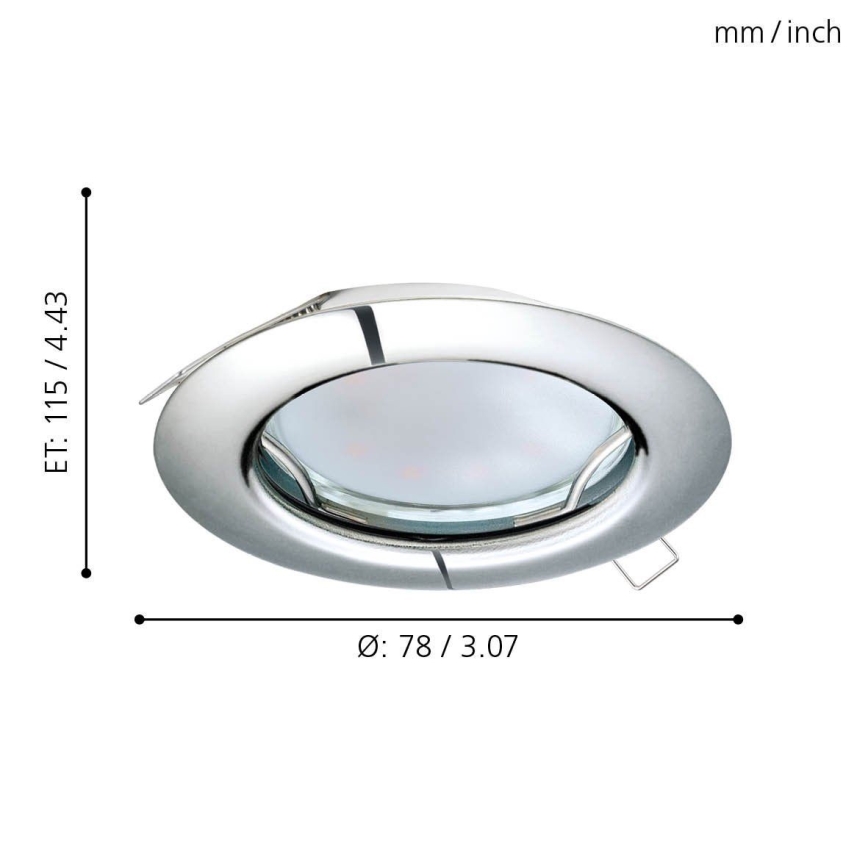 Eglo - SETTI 3x Riippuva LED-kattovalaisin PENETO 3xGU10-LED/3W/230V