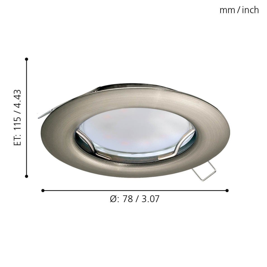 Eglo - SETTI 3x Riippuva LED-kattovalaisin PENETO 3xGU10-LED/3W/230V