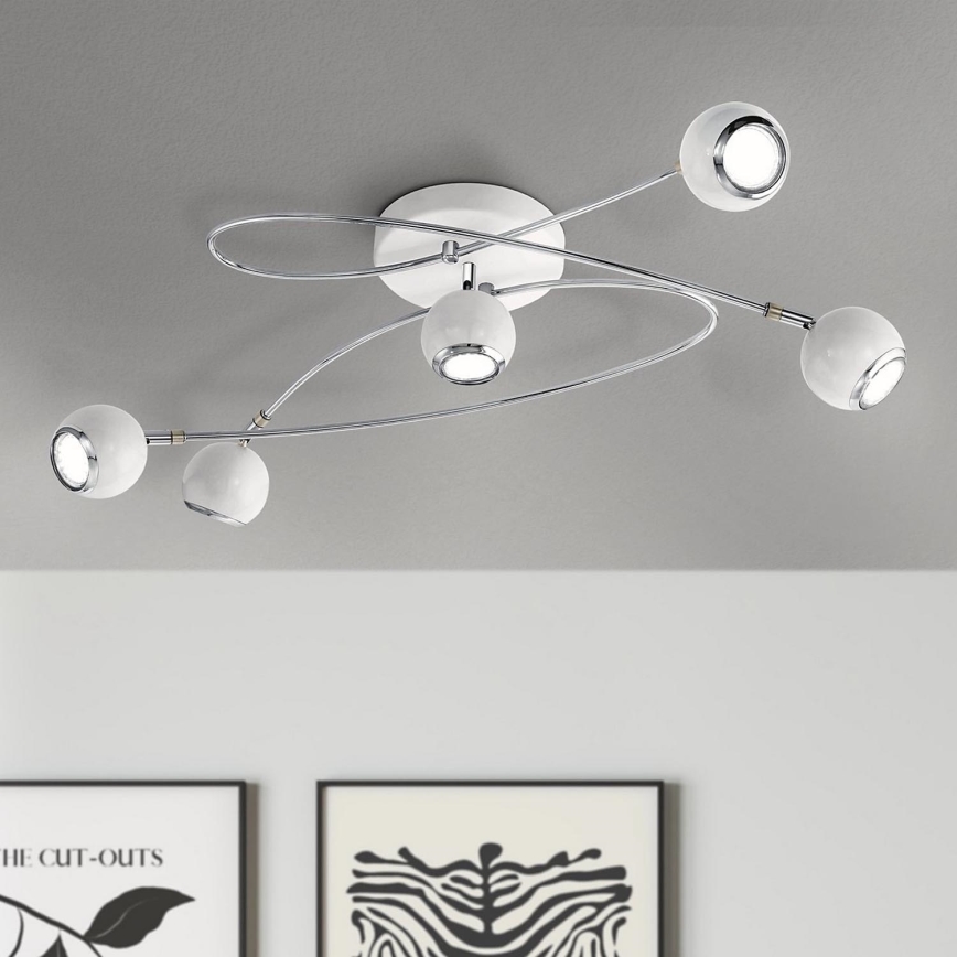 Eglo 94252 - LED-kohdevalaisin LOCANDA 5xGU10-LED/3W/230V