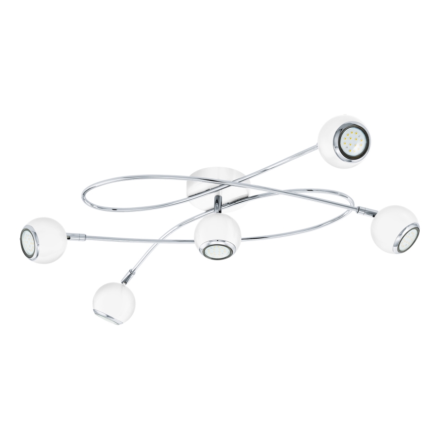 Eglo 94252 - LED-kohdevalaisin LOCANDA 5xGU10-LED/3W/230V