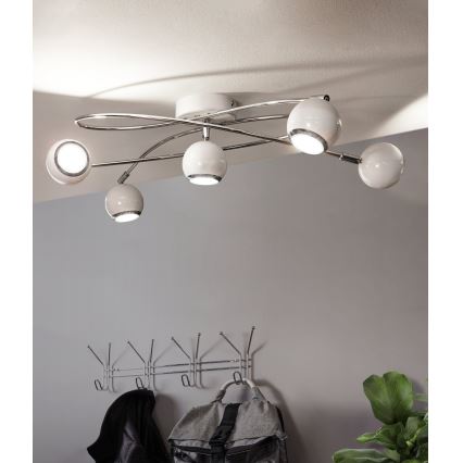 Eglo 94252 - LED-kohdevalaisin LOCANDA 5xGU10-LED/3W/230V