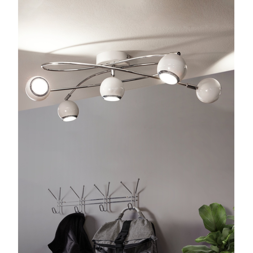 Eglo 94252 - LED-kohdevalaisin LOCANDA 5xGU10-LED/3W/230V