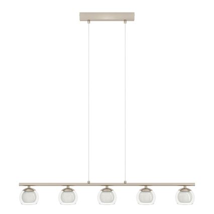 Eglo 94319 - LED-riippuvalaisin ASCOLESE 5xLED/3,3W/230V