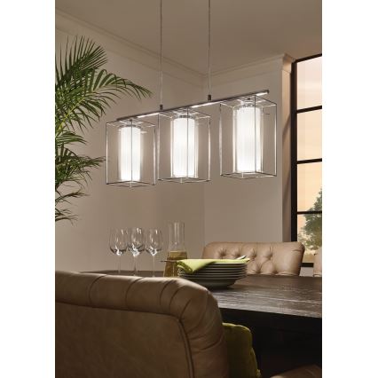Eglo 94378 - Kattokruunu LONCINO 1 3xE27/60W/230V