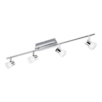 Eglo 94383 - LED-kohdevalaisin PERITO 4xLED/3W/230V 3000K kiiltävä kromi