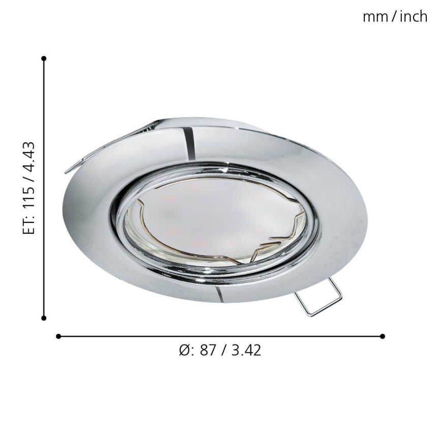 Eglo - SETTI 3x Riippuva LED-kattovalaisin PENETO 3xGU10-LED/5W/230V