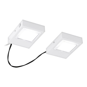 Eglo 94517 - SETTI 2x Keittiökaappien alla oleva LED-valo LAVAIO 2xLED/3,7W/230V