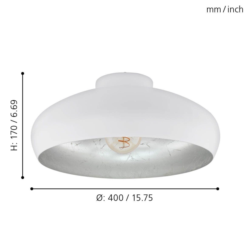 Eglo 94548 - Kattovalo MOGANO 1xE27/60W/230V