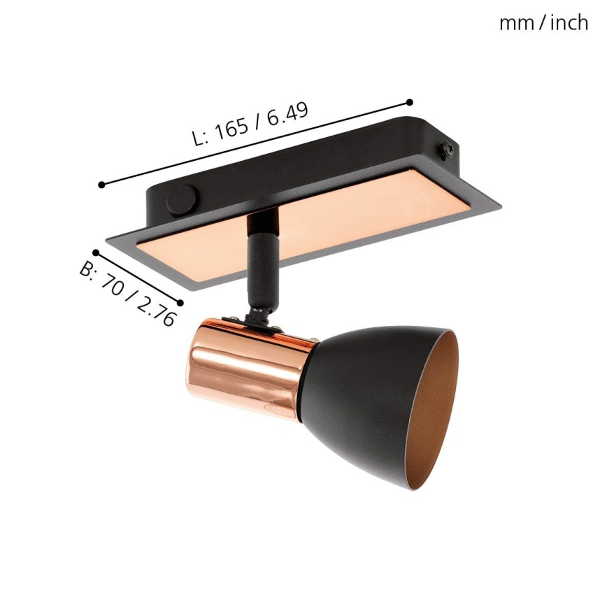 Eglo 94584 - LED-kohdevalaisin BARNHAM 1xGU10/3,3W/230V