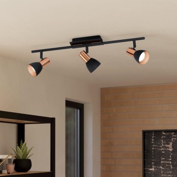 Eglo 94586 - LED-kohdevalaisin BARNHAM 3xGU10/3,3W/230V