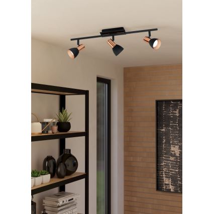 Eglo 94586 - LED-kohdevalaisin BARNHAM 3xGU10/3,3W/230V