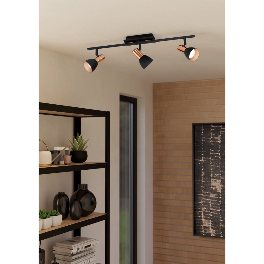 Eglo 94586 - LED-kohdevalaisin BARNHAM 3xGU10/3,3W/230V