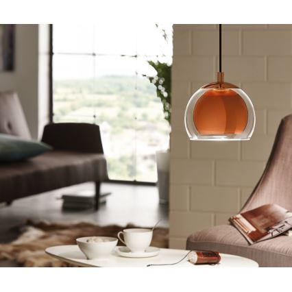 Eglo 94589 - Kattokruunu ROCAMAR 1xE27/60W/230V