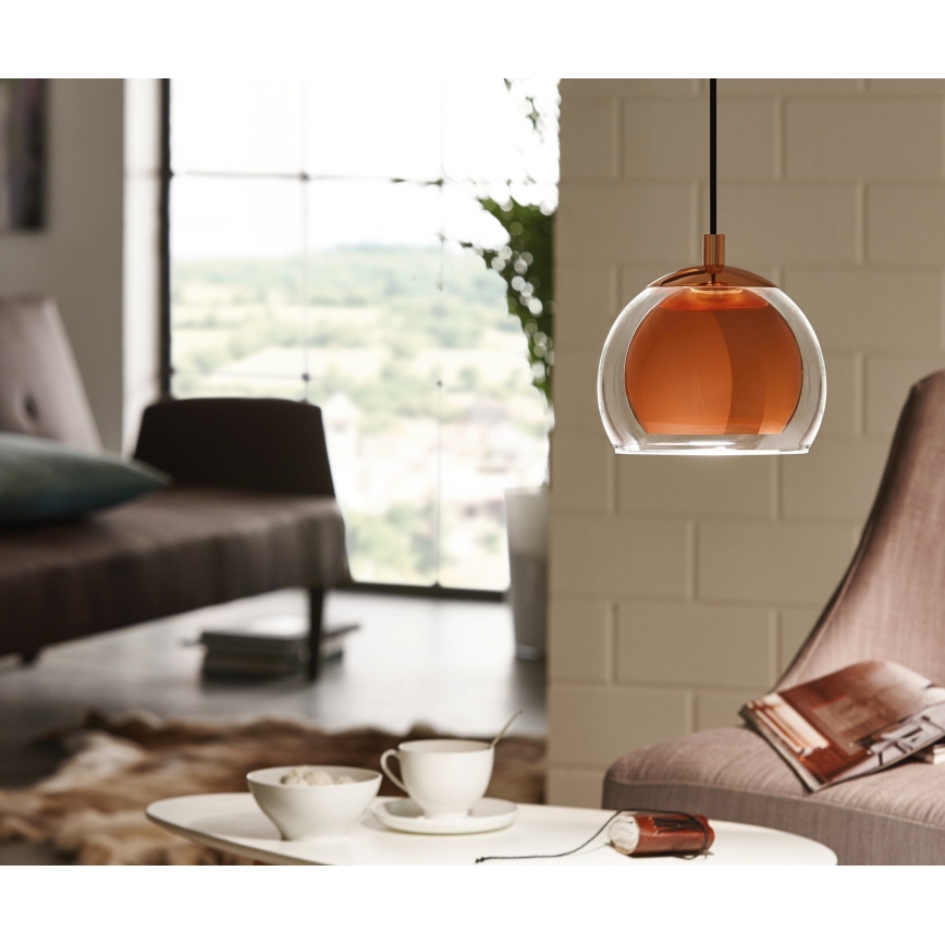 Eglo 94589 - Kattokruunu ROCAMAR 1xE27/60W/230V