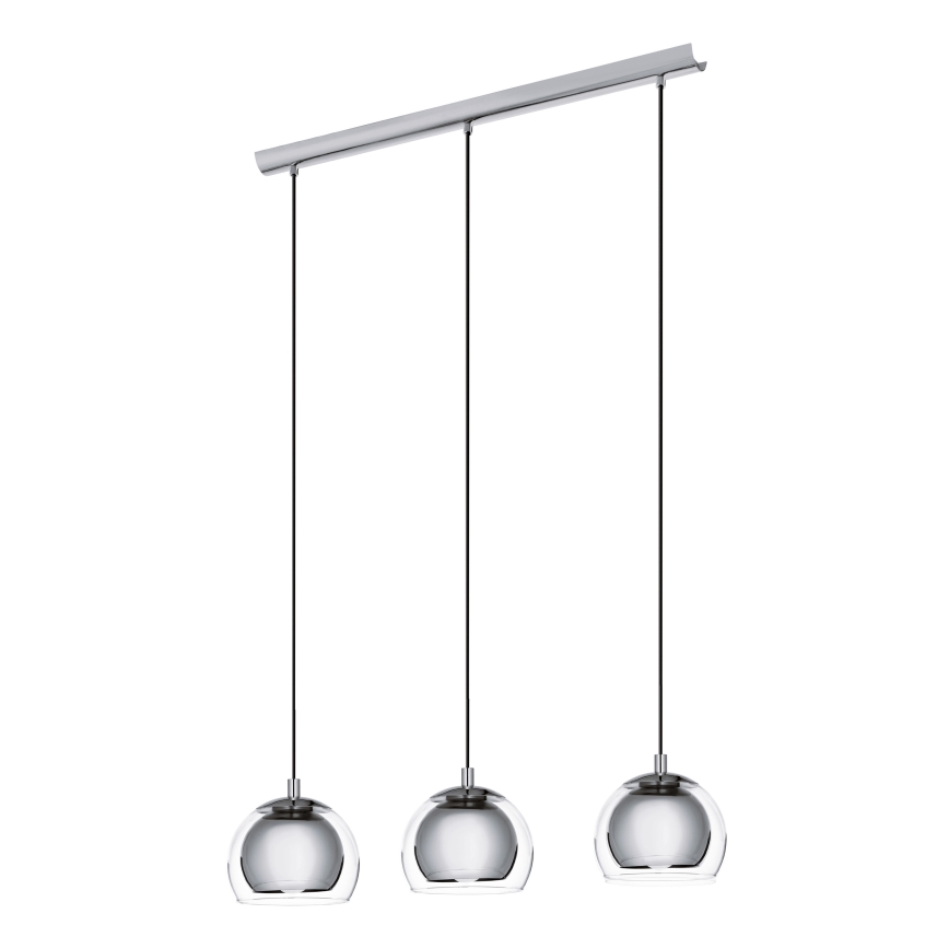 Eglo 94593 - Kattokruunu ROCAMAR 3xE27/60W/230V