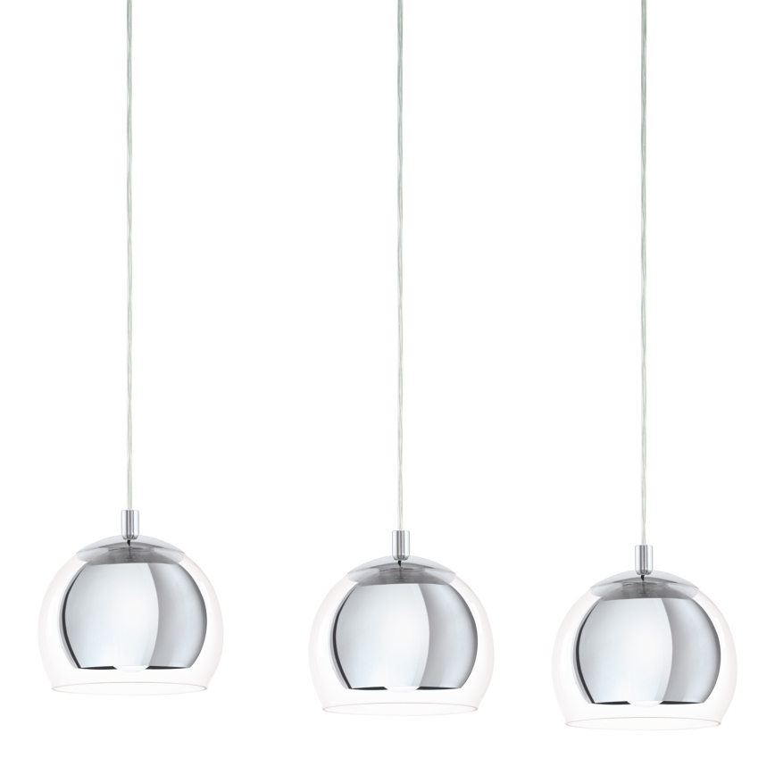 Eglo 94593 - Kattokruunu ROCAMAR 3xE27/60W/230V
